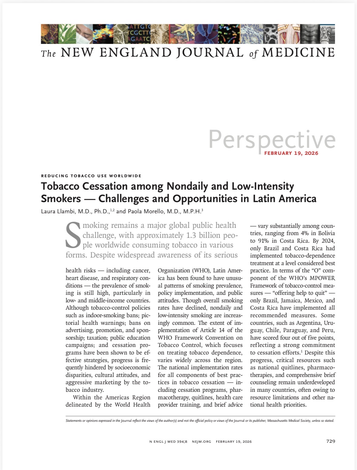 Nuevo artículo publicado