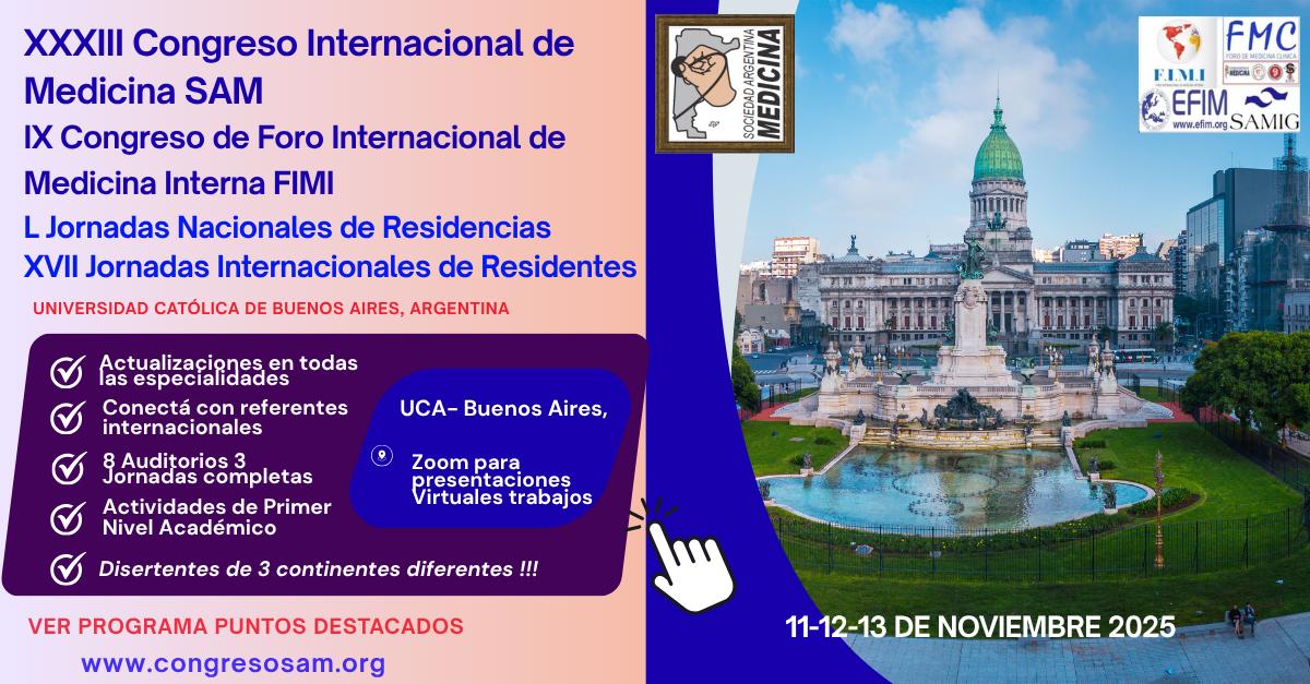 Congreso Internacional de Medicina Interna de la Sociedad Argentina de Medicina Interna 